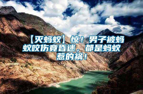 【滅螞蟻】驚!男子被螞蟻咬傷竟昏迷,都是螞蟻惹的禍!