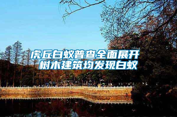 虎丘白蟻普查全面展開(kāi) 樹(shù)木建筑均發(fā)現(xiàn)白蟻