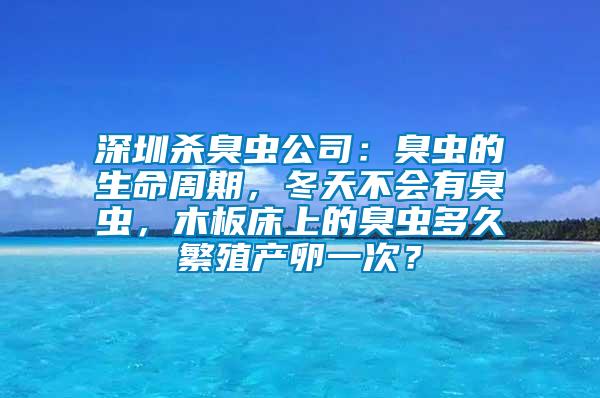 深圳殺臭蟲公司：臭蟲的生命周期，冬天不會有臭蟲，木板床上的臭蟲多久繁殖產(chǎn)卵一次？