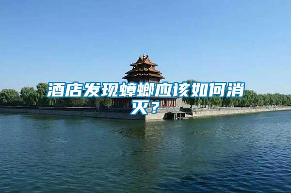 酒店發(fā)現(xiàn)蟑螂應(yīng)該如何消滅？