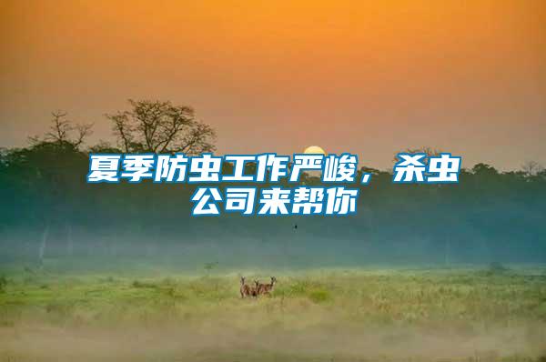 夏季防蟲(chóng)工作嚴(yán)峻,殺蟲(chóng)公司來(lái)幫你