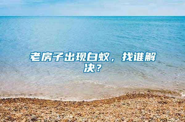 老房子出現(xiàn)白蟻，找誰解決？