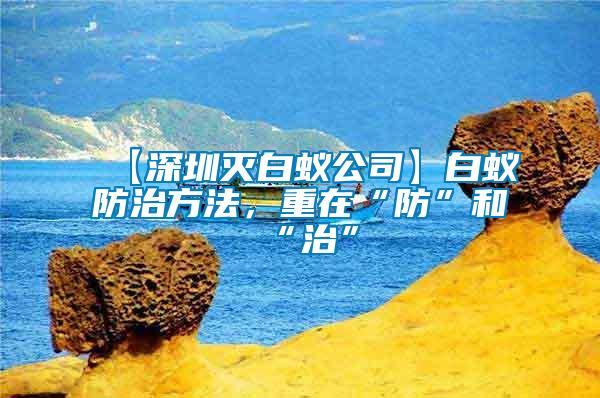 【深圳滅白蟻公司】白蟻防治方法，重在“防”和“治”